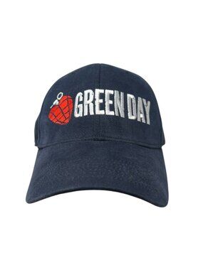 Green Day Grenade Heart Logo Baseball Hat Cap Band Concert Tour Merch Official